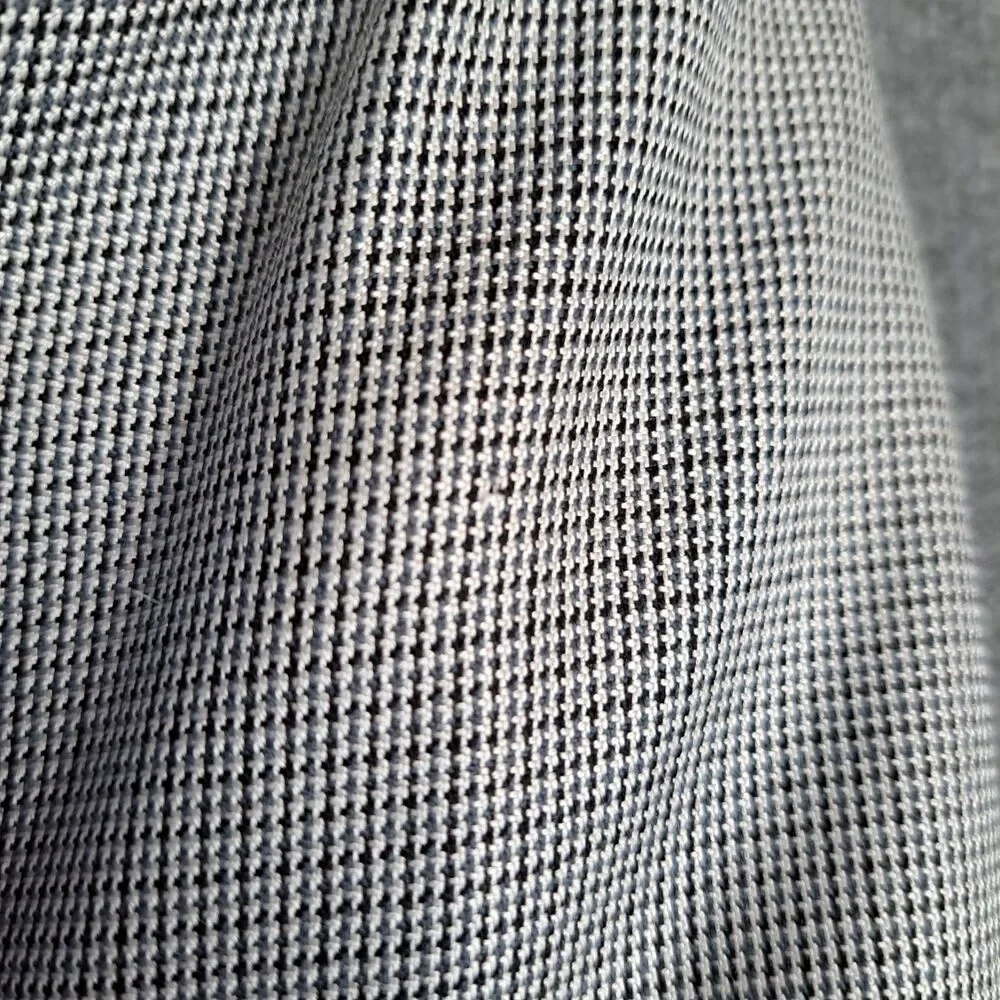 Stafford Blazer Mens 40R‎ White Black Silk Wool Pattern Business Jacket